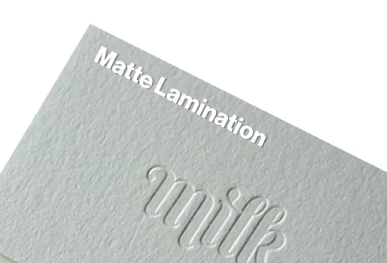 Matte Lamination